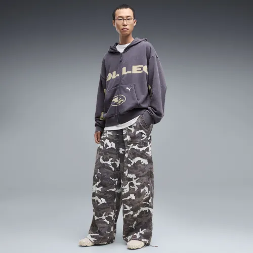 TECH SPC Camo Oversized Pants Unisex in Gray () | Size Large - PUMA - Modalova