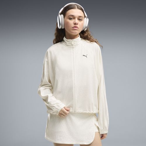 Lace Pack T7 Relaxed Track Jacket Women in White | Size Large - PUMA - Modalova