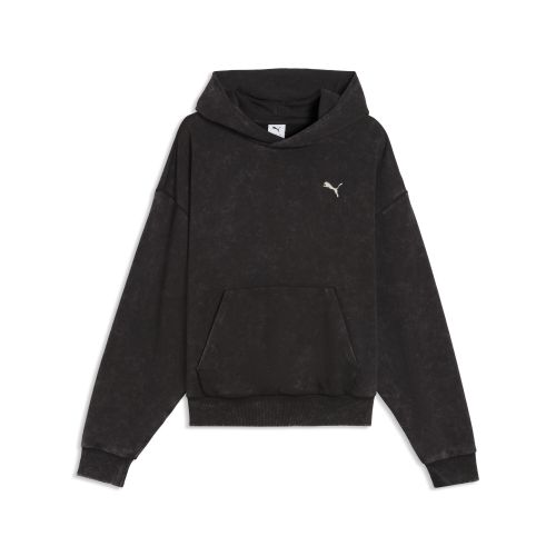 Boxy Washed Graphic Hoodie Unisex in | Size Medium - PUMA - Modalova