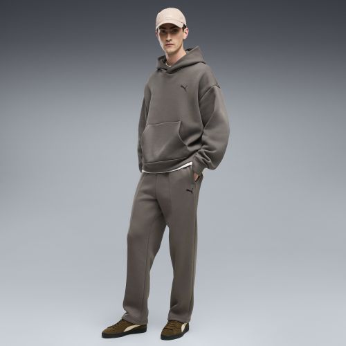 Essentials Heavy Fleece Relaxed Sweatpants Men in Beige | Size Large - PUMA - Modalova
