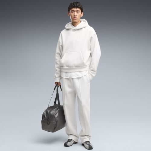 Essentials Heavy Fleece Relaxed Sweatpants Men in White | Size Large - PUMA - Modalova