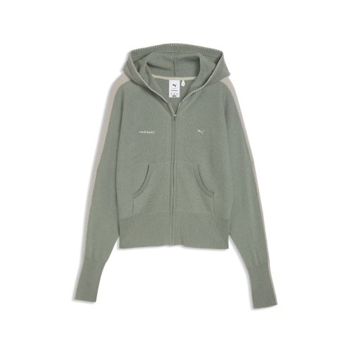 X MADHAPPY T7 Knitted Jacket Women in Green () | Size Large - PUMA - Modalova