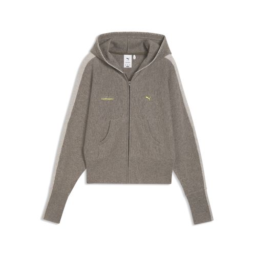 X MADHAPPY T7 Knitted Jacket Women in Gray () | Size Large - PUMA - Modalova