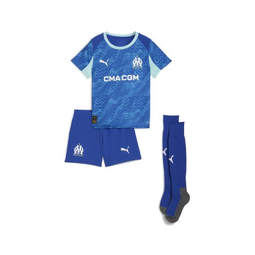 Mini kit Third Olympique de Marseille 25/26 per bambini, Abbigliamento, Blu, 4-5Y - PUMA - Modalova