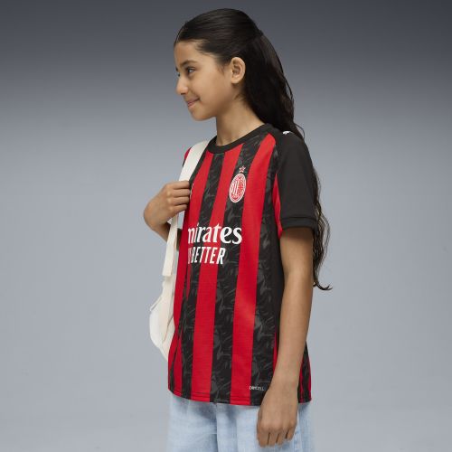 Maglia gara Home AC Milan 25/26 per ragazzi, Abbigliamento, Rosso, 5-6Y - PUMA - Modalova