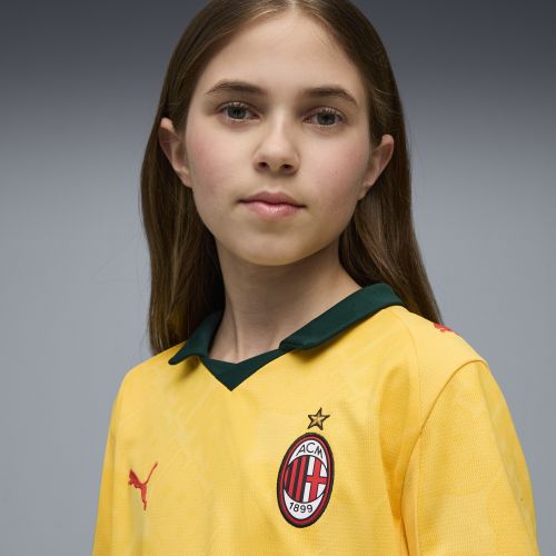 Maglia gara Third AC Milan 25/26 per ragazzi, Abbigliamento, Giallo, 5-6Y - PUMA - Modalova