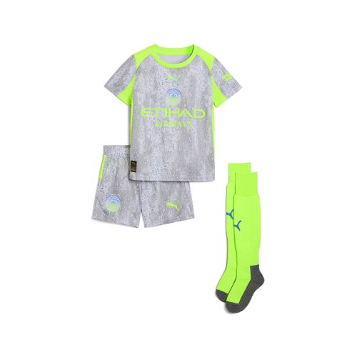 Mini kit Third Manchester City 25/26 per bambini, Abbigliamento, Blu, 4-5Y - PUMA - Modalova