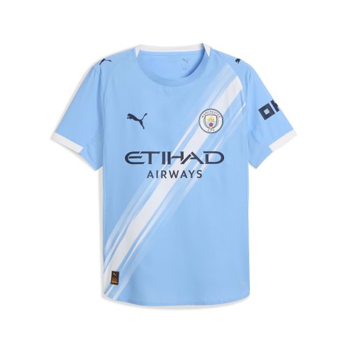 Manchester City 25/26 Authentic Home Jersey Men in Blue | Size Large - PUMA - Modalova
