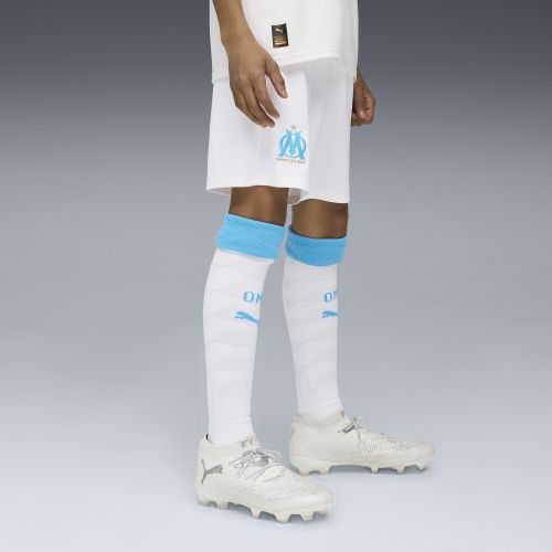 Shorts Olympique de Marseille 25/26 per ragazzi, Abbigliamento, Bianco, 5-6Y - PUMA - Modalova