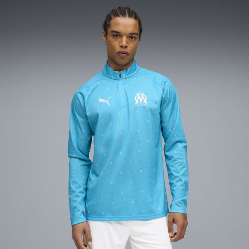 Olympique de Marseille Pre-match Obermaterial Herren, Accessoires, Blau, XS - PUMA - Modalova