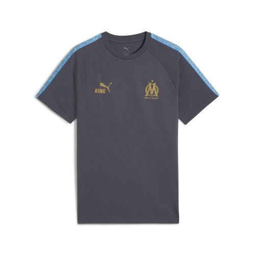 Olympique de Marseille KING T-Shirt Herren, Accessoires, Grau, XS - PUMA - Modalova