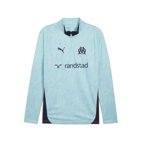 Maglia da training con zip corta Olympique de Marseille da uomo, Accessori, Blu, XS - PUMA - Modalova