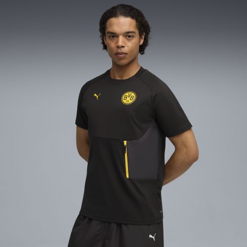 Borussia Dortmund TECH T-Shirt mit Tasche Herren, Accessoires, Schwarz, S - PUMA - Modalova