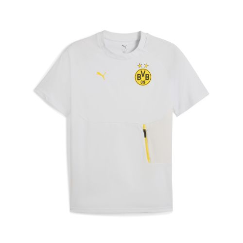 T-shirt con taschino Borussia Dortmund TECH da uomo, Accessori, Grigio, XS - PUMA - Modalova