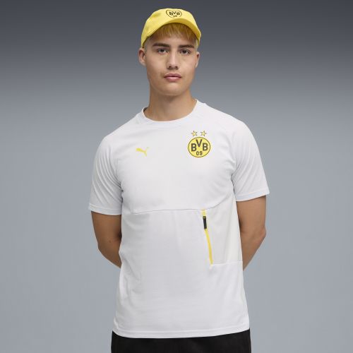 T-shirt con taschino Borussia Dortmund TECH da uomo, Accessori, Grigio, XS - PUMA - Modalova