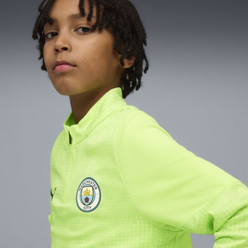 Camiseta de training Manchester City de cuello con cremallera juvenil, Ropa, Amarillo, 5-6Y - PUMA - Modalova
