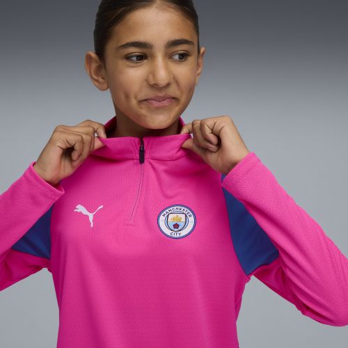 Camiseta de training Manchester City de cuello con cremallera juvenil, Ropa, Rosa, 5-6Y - PUMA - Modalova