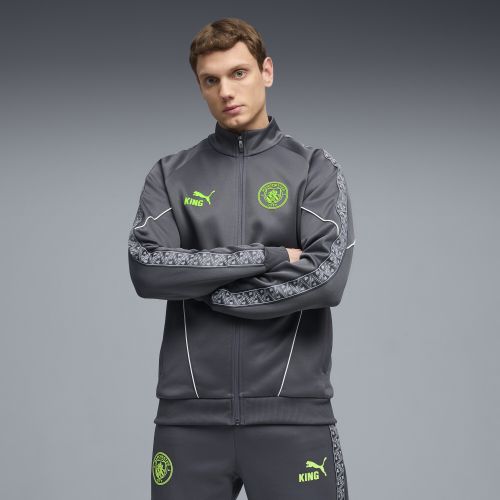 Manchester City KING Anthem Jacket Men in Gray | Size Large - PUMA - Modalova
