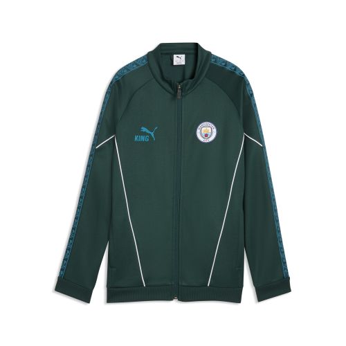 Giacca Manchester City KING Anthem per ragazzi, Abbigliamento, Verde, 5-6Y - PUMA - Modalova