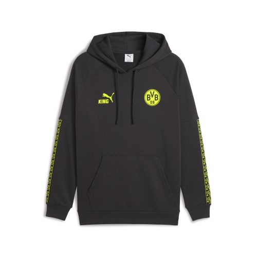 Felpa con cappuccio Borussia Dortmund KING da uomo, Accessori, Grigio, XXS - PUMA - Modalova