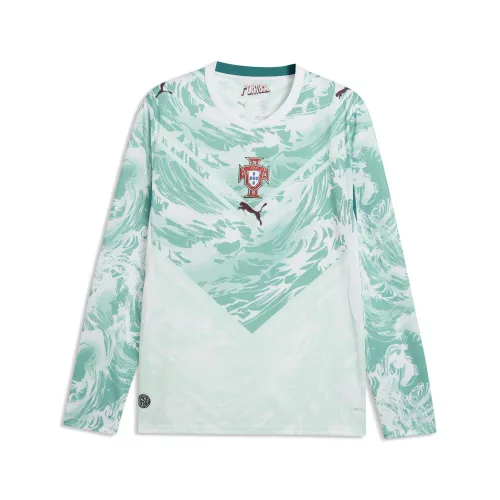 Portugal Long Sleeve Away Jersey Men in | Size Large - PUMA - Modalova