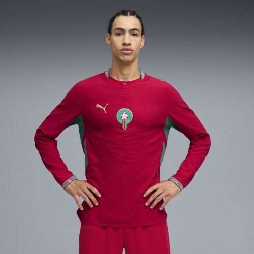 Maglia Home a maniche lunghe Marocco Authentic da uomo, Accessori, Rosso, S - PUMA - Modalova