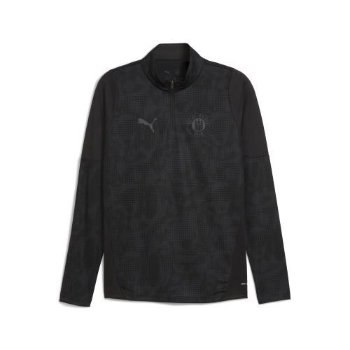 Top da training con zip corta FC St. Pauli da uomo, Accessori, Nero, S - PUMA - Modalova