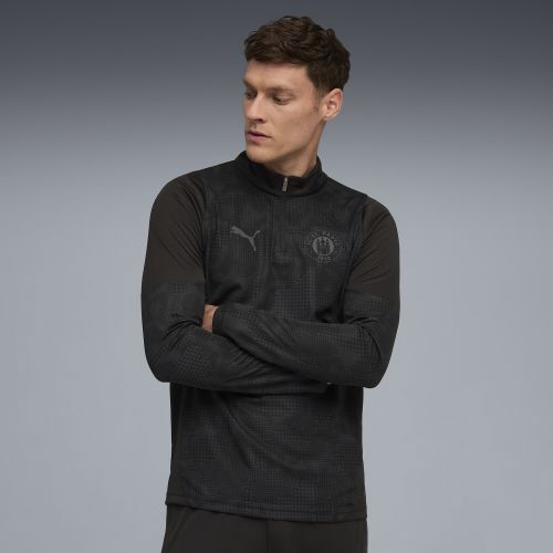 Top da training con zip corta FC St. Pauli da uomo, Accessori, Nero, S - PUMA - Modalova