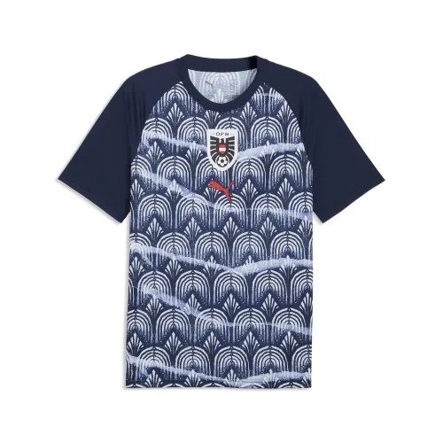Austria Warmup Jersey Men in Blue (/) | Size Large - PUMA - Modalova