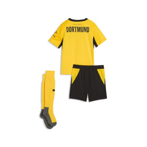 Mini completo Home Borussia Dortmund 26/27 per bambini, Accessori, Giallo, 4-5Y - PUMA - Modalova