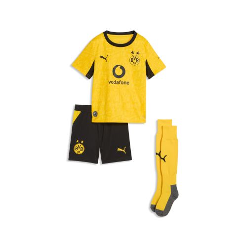 Mini completo Home Borussia Dortmund 26/27 per bambini, Accessori, Giallo, 4-5Y - PUMA - Modalova
