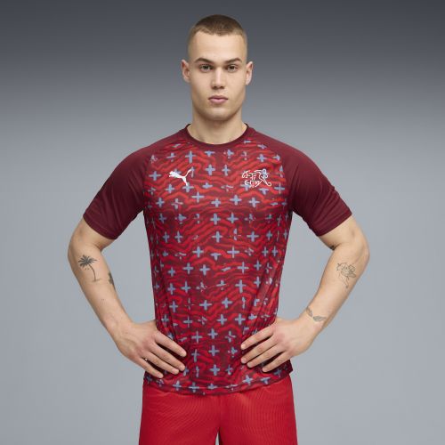 Switzerland Warmup Jersey Men in Red | Size Large - PUMA - Modalova
