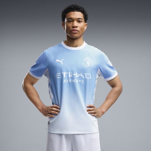 Manchester City Home Authentic Jersey Men in Blue | Size 3XL - PUMA - Modalova