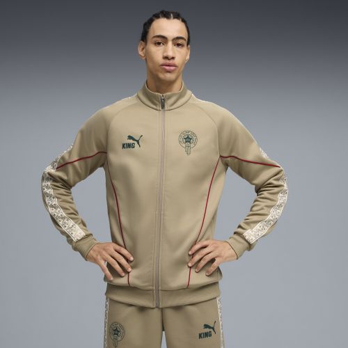 Morocco KING Anthem Track Jacket Men in Beige | Size Large - PUMA - Modalova