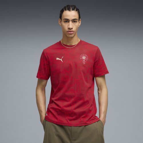 Morocco ftblCulture T-Shirt Printed Men in Red | Size Medium - PUMA - Modalova