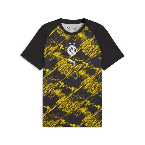 Maglia da riscaldamento Borussia Dortmund da uomo, Accessori, Nero, XS - PUMA - Modalova