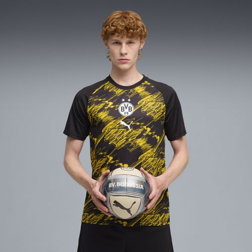 Maglia da riscaldamento Borussia Dortmund da uomo, Accessori, Nero, XS - PUMA - Modalova
