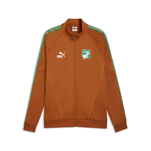 Ivory Coast KING Anthem Jacket Men in Brown (/) | Size Large - PUMA - Modalova