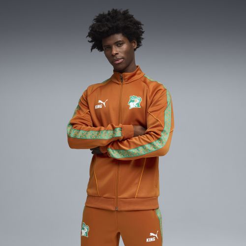 Ivory Coast KING Anthem Jacket Men in Brown | Size Large - PUMA - Modalova