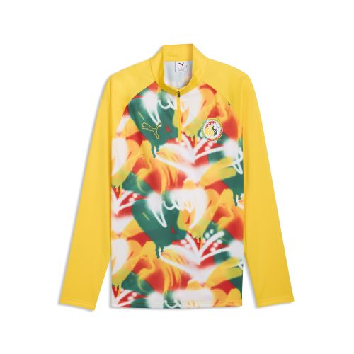 Maglia da riscaldamento con zip Senegal da uomo, Accessori, Giallo, S - PUMA - Modalova