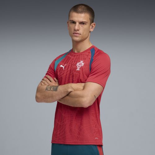 Portugal Slim Training Jersey Men in Red | Size Large - PUMA - Modalova