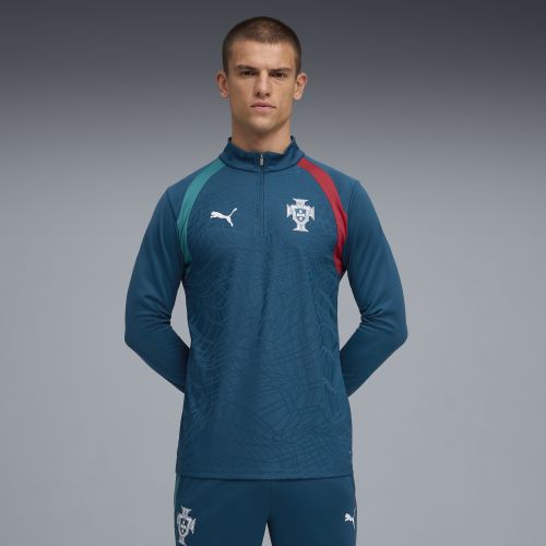 Portugal Training Quarter-Zip Top Men in Blue | Size Large - PUMA - Modalova