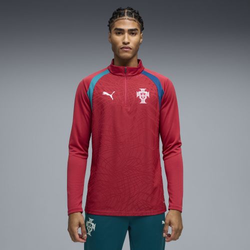 Portugal Training Quarter-Zip Top Men in Red | Size Large - PUMA - Modalova