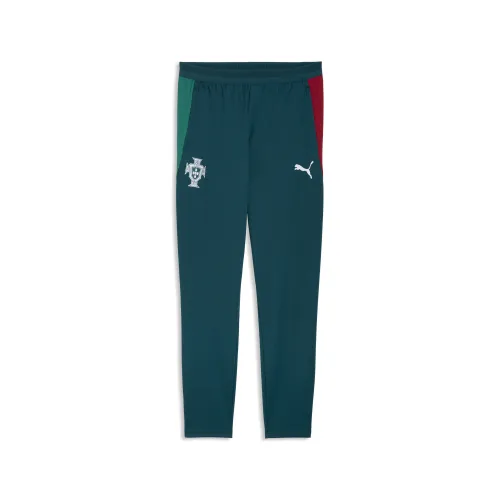 Portugal Slim Training Pants Men in Blue | Size Large - PUMA - Modalova