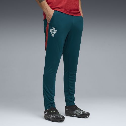 Portugal Slim Training Pants Men in Blue | Size Large - PUMA - Modalova