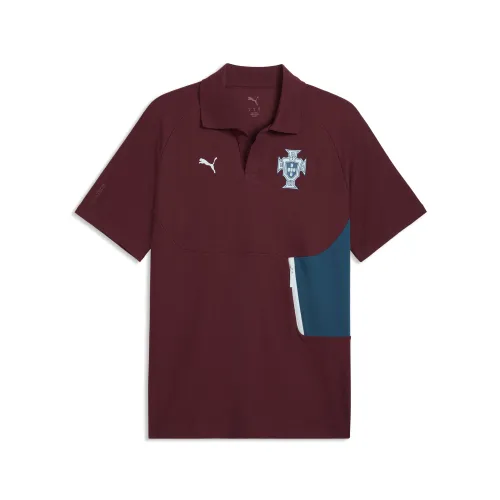 Portugal TECH Polo Men in Red (/) | Size Large - PUMA - Modalova