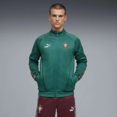 Portugal KING Anthem Jacket Men in Green (/) | Size Large - PUMA - Modalova