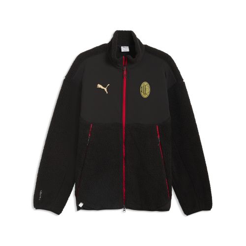 Giacca in sherpa AC Milan TECH Soft Tech da uomo, Accessori, Nero, S - PUMA - Modalova
