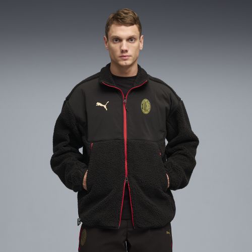 Giacca in sherpa AC Milan TECH Soft Tech da uomo, Accessori, Nero, S - PUMA - Modalova