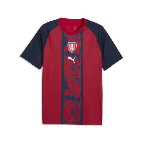 Czechia Warmup Jersey Men in Red (/) | Size Large - PUMA - Modalova